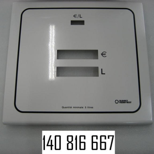 140816667 - DOOR F. DISPLAY HEAD 420X450 POWDER COATED SK700 1PPU